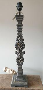 Landelijke lamp, aura peeperkorn,  h 68 cm, Huis en Inrichting, Lampen | Tafellampen, Ophalen of Verzenden, Nieuw, Minder dan 50 cm