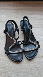 Elegante sandalen met strassteentjes en elastiek, Ophalen of Verzenden