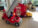 Duplo brandweerwagen en kazerne, Kinderen en Baby's, Speelgoed | Duplo en Lego, Ophalen of Verzenden, Gebruikt, Duplo