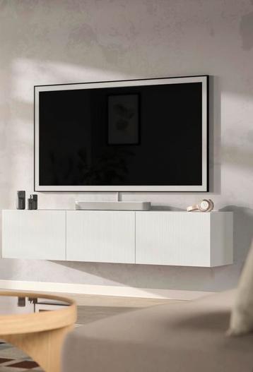 Witte IKEA Besta TV Meubel - afbeelding 3