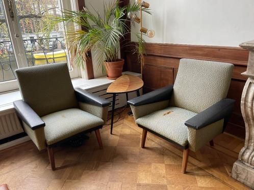 Vintage armchairs / fauteuil x2, Huis en Inrichting, Fauteuils, Gebruikt, 50 tot 75 cm, 75 tot 100 cm, Ophalen
