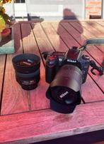 Nikon D90 spiegelreflex fotocamera met extra lens, Audio, Tv en Foto, Fotocamera's Digitaal, Ophalen of Verzenden, Zo goed als nieuw