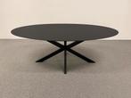 Ovale eettafel Fenix HPL 200x90 Nero Ingo
