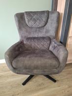 Draaifauteuil kleur groen!, Huis en Inrichting, Fauteuils, Ophalen, 75 tot 100 cm, Zo goed als nieuw, Stof