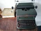Vintage typemachine. Groen. Antiek, merk Halda., Gebruikt, Ophalen