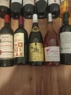 12 Flessen Franse Wijn - Diverse Jaargangen, Verzamelen, Wijnen, Ophalen of Verzenden, Gebruikt, Frankrijk, Rode wijn