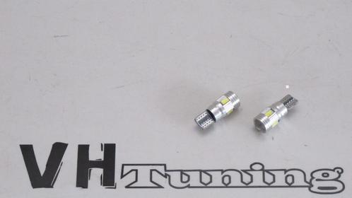 12V T10 LED W5W 6SMD canbus proof 6000K met lens, Auto diversen, Tuning en Styling, Ophalen of Verzenden