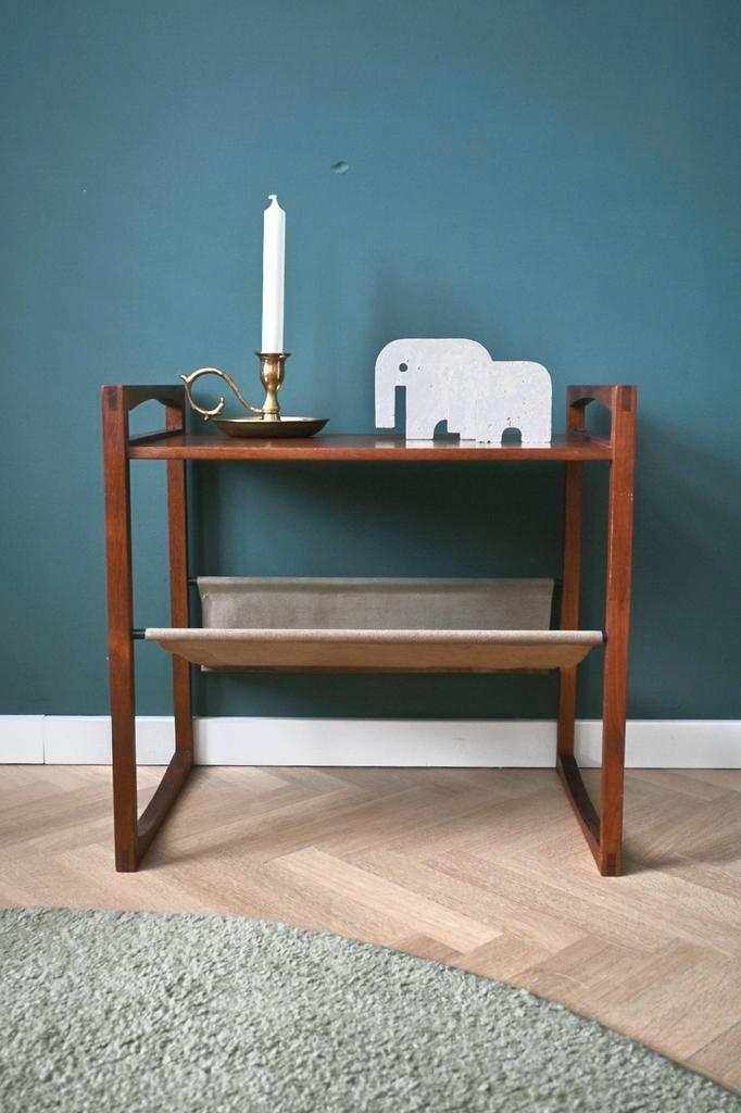 Vintage Kai Kristiansen Lectuurbak/bijzettafel, Huis en Inrichting, Woonaccessoires | Krantenbakken en Lectuurbakken, Zo goed als nieuw