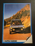 Brochure Talbot Matra Rancho 1983, Ophalen of Verzenden