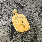 14 karaat gouden hanger heilige maria jezus kruis