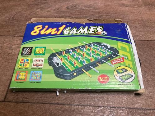 8 In 1 Spellen (Voor mee op reis), Hobby en Vrije tijd, Gezelschapsspellen | Bordspellen, Gebruikt, Een of twee spelers, Drie of vier spelers