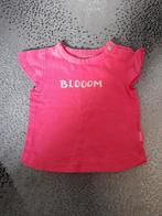 Fel roze Blooom tshirt maat 56, Kinderen en Baby's, Babykleding | Maat 56, Meisje, Shirtje of Longsleeve, Noppies, Ophalen of Verzenden