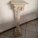 Klassieke houten zuil, wit gecraqueleerd - 83cm, Huis en Inrichting, Woonaccessoires | Zuilen en Pilaren, Ophalen, Gebruikt
