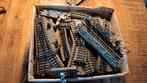 Doos vol Marklin rails, bespeeld. Jaren '70, Wisselstroom, Gebruikt, Rails, Ophalen of Verzenden