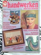 tijdschrift margriet handwerken (later steek) februari 1981, Ophalen of Verzenden, Gelezen, Damesbladen
