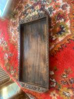 Antiek Dienblad voor 2 Kopjes, Huis en Inrichting, Woonaccessoires | Dienbladen, Ophalen of Verzenden, Gebruikt, Rechthoekig, Hout