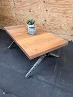 Retro salontafel / circulair (90 x 50 cm), Ophalen, Gebruikt, 100 tot 150 cm, Xx