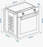IKEA Oven - Betrouwbaar en Stijlvol, Ophalen, Gebruikt, Metaal of Aluminium, 55 tot 70 cm