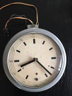 Vintage industriële schoolklok attento, Antiek en Kunst, Ophalen of Verzenden