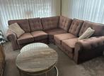Hoekbank + 4 eetkamer stoelen, Huis en Inrichting, Ophalen of Verzenden, Zo goed als nieuw