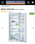 Inbouw koelkast Bosch, Ophalen, 200 liter of meer, Energieklasse A of zuiniger, Zonder vriesvak