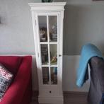 Smal vitrine kastje, Huis en Inrichting, Kasten | Wandmeubels, Ophalen, Gebruikt, Glas, 100 tot 150 cm