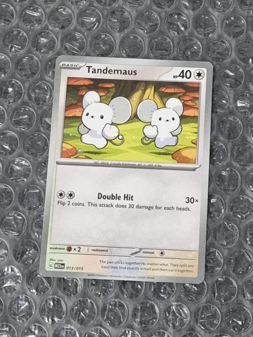 Tandemaus 013/015 McDonald's Match Battle 2023, Hobby en Vrije tijd, Verzamelkaartspellen | Pokémon, Gebruikt, Losse kaart, Ophalen of Verzenden