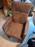 4 Knappe Eetkamerstoelen met Wieltjes, Ophalen, Gebruikt, Bruin, Vier