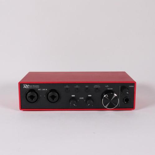 Power Dynamics PDX22 USB Audio Interface - Incl. Garantie (A, Muziek en Instrumenten, Dj-sets en Draaitafels, Zo goed als nieuw