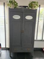 Buffetkast grijs krijtverf, Huis en Inrichting, Kasten | Buffetkasten, Ophalen, Gebruikt, 100 tot 150 cm, 150 tot 200 cm
