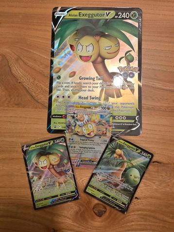 Alolan Exeguttor pokemon kaarten set beschikbaar voor biedingen