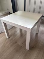 Ikea lack tafeltje wit 55x55cm, Vierkant, 55 tot 75 cm, Zo goed als nieuw, Hout
