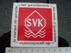 sticker SVK logo het garantiemerk, Verzenden, Zo goed als nieuw, Bedrijf of Vereniging