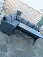 Luxe Tuin Loungeset met Tafel - Zo Goed Als Nieuw!, 6 zitplaatsen, Ophalen of Verzenden, Zo goed als nieuw, Loungeset
