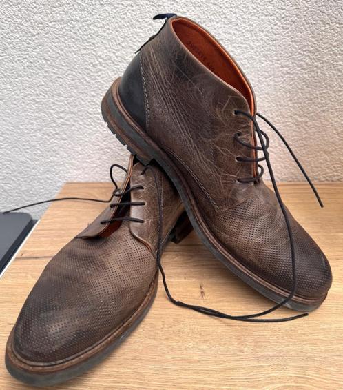 Van Lier zeer stevige halfhoge leren bruine veterschoen mt43, Kleding | Heren, Schoenen, Gedragen, Veterschoenen, Bruin, Ophalen of Verzenden