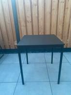 Zwarte tafel, Minder dan 55 cm, Ophalen of Verzenden, Zo goed als nieuw, Rechthoekig