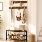 Halltree-Coat Rack Shoe Bench-27.6"L x 11.8"W x 18.1"H, Huis en Inrichting, Wandkapstok, Nieuw, Ophalen of Verzenden, Minder dan 100 cm