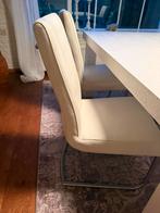 Eijerkamp Eettafel + 4 Stoelen - Zo Goed Als Nieuw!, Huis en Inrichting, Stoelen, Ophalen, Wit, Zo goed als nieuw, Vier