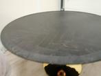 tafel rond  goud  Blackbone gold van Richmond Interiors SALE, Huis en Inrichting, Tafels | Eettafels, Ophalen, Eikenhout, Rond