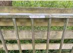 Gegalvaniseerd hekwerk, Tuin en Terras, Ophalen, Gebruikt, IJzer, Spijlenhekwerk