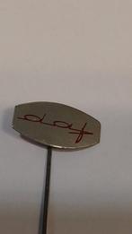 Vintage DAF Speldje - Zilver met Rode Opschrift, Ophalen of Verzenden, Gebruikt, Merk