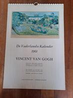 De Vaderlandse Kalender 1961 VINCENT VAN GOGH, Ophalen of Verzenden, Maandkalender, Zo goed als nieuw