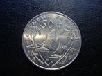 84) 50 Franc 1991 KM#13 + MEER Munten Frans Polynesie, Ophalen of Verzenden, Losse munt