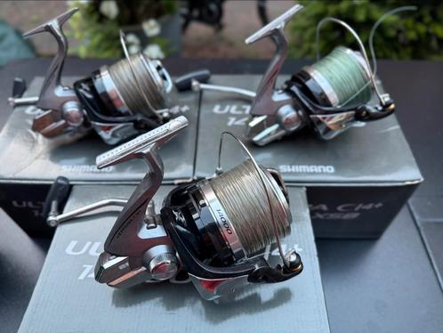 3x Shimano Ultegra 14000 XSB Ci4+, Watersport en Boten, Hengelsport | Karpervissen, Zo goed als nieuw, Molen, Ophalen of Verzenden