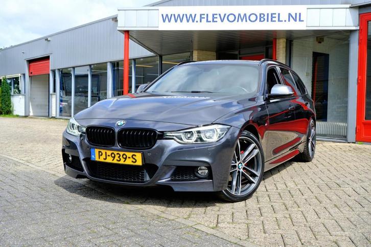BMW 3-serie Touring 318d M Sport High Executive Aut. Leder|P, Auto's, BMW, Bedrijf, Te koop, 3-Serie, ABS, Airbags, Airconditioning