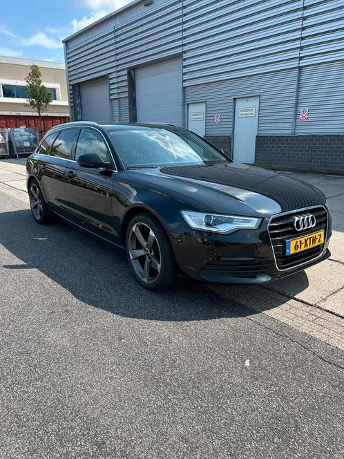 Audi A6 2.0TDI 130KW Avant Multitron 2012 Zwart, Auto's, Audi, Particulier, A6, Diesel, A, Stationwagon, Automaat, Origineel Nederlands