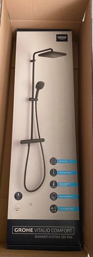 GROHE VITALIO COMFORT 250 DOUCHESYSTEEM MET THERMOSTAATKRAAN beschikbaar voor biedingen