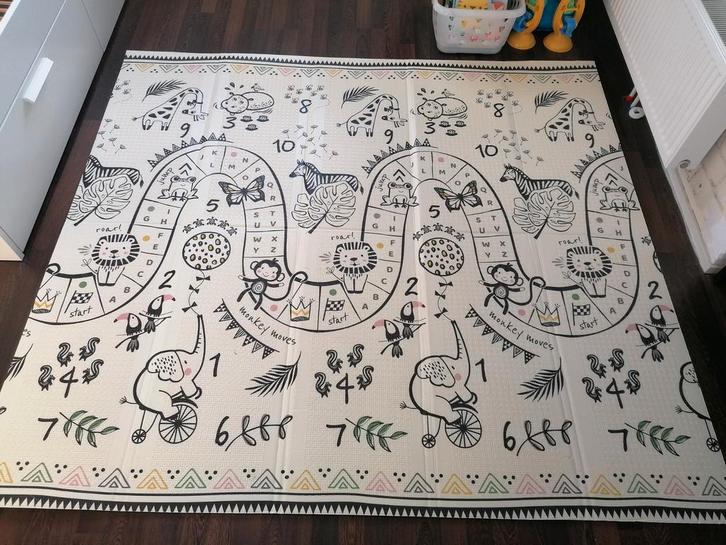 Speelkleed Foam 200x180 - Dubbelzijdig & Opvouwbaar!, Kinderen en Baby's, Speelgoed | Speelkleden, Ophalen