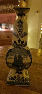 Delfts Blauw Vaasje met Schepen, Ophalen of Verzenden, Keramiek of Aardewerk