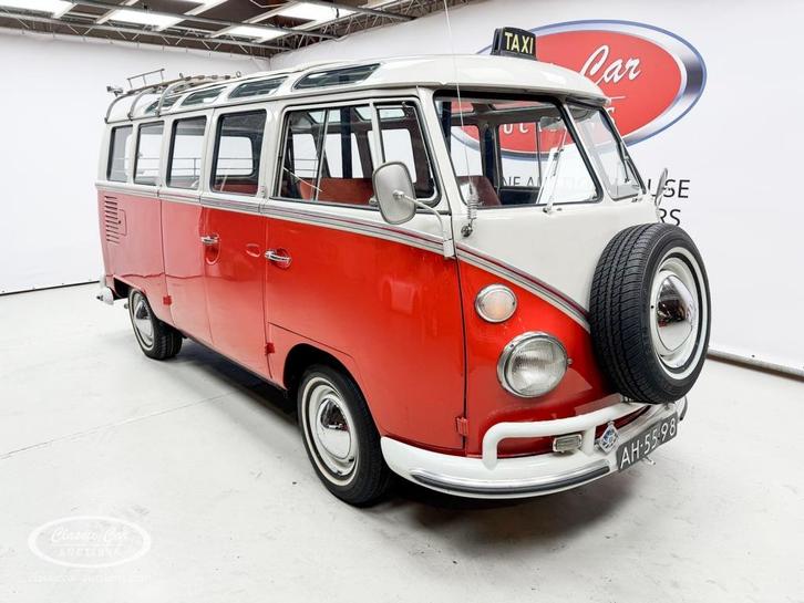 Volkswagen T1 Samba  - ONLINE AUCTION, Auto's, Oldtimers, Bedrijf, Volkswagen, Benzine, Handgeschakeld, Overige kleuren